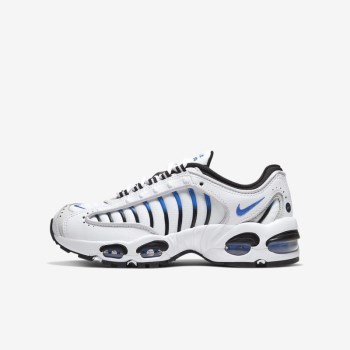 Nike Air Max Tailwind IV - Nagyobb Gyerek Utcai Cipő - Fehér/Fehér/Szürke/Kék